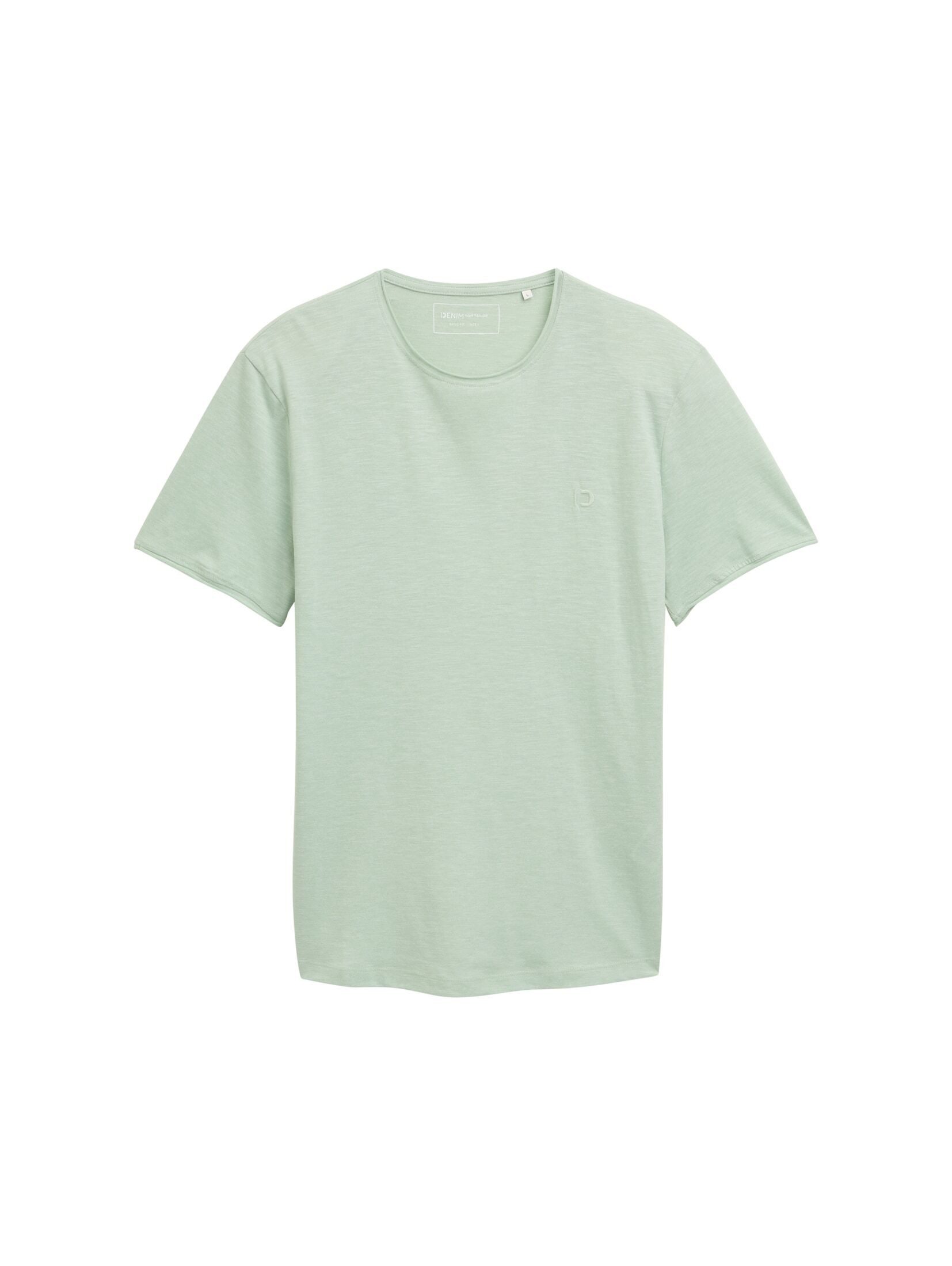 TOM TAILOR Denim T-Shirt, in Melange-Optik günstig online kaufen