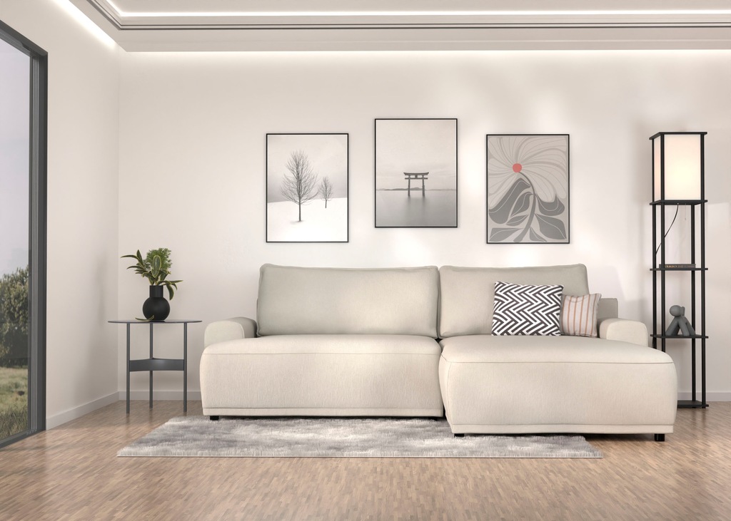TRENDMANUFAKTUR Ecksofa "Fordon, Schlafsofa mit Bettkasten, Couch in L-Form günstig online kaufen