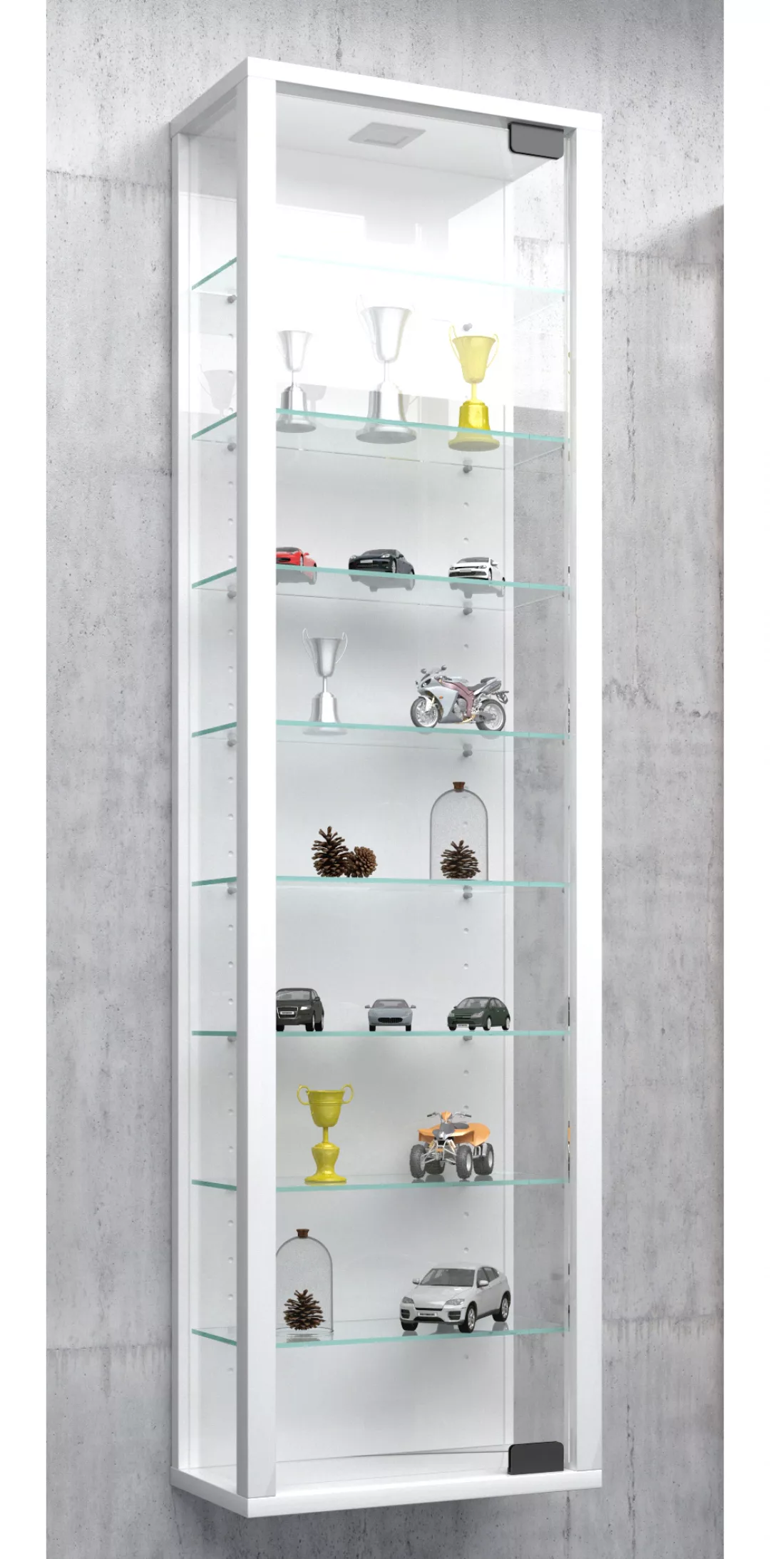 VCM Wandregal "VCM Glasvitrine hängend  Vitrine Glas mit ESG-Sicherheitsgla günstig online kaufen