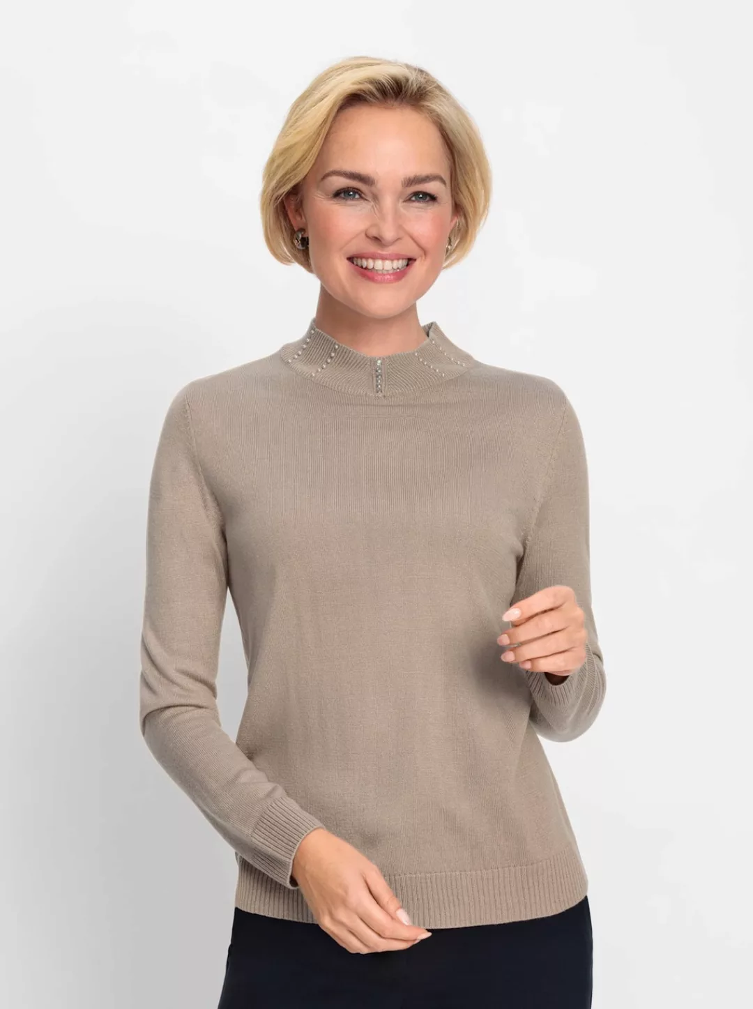 Inspirationen Strickpullover "Polopullover" günstig online kaufen