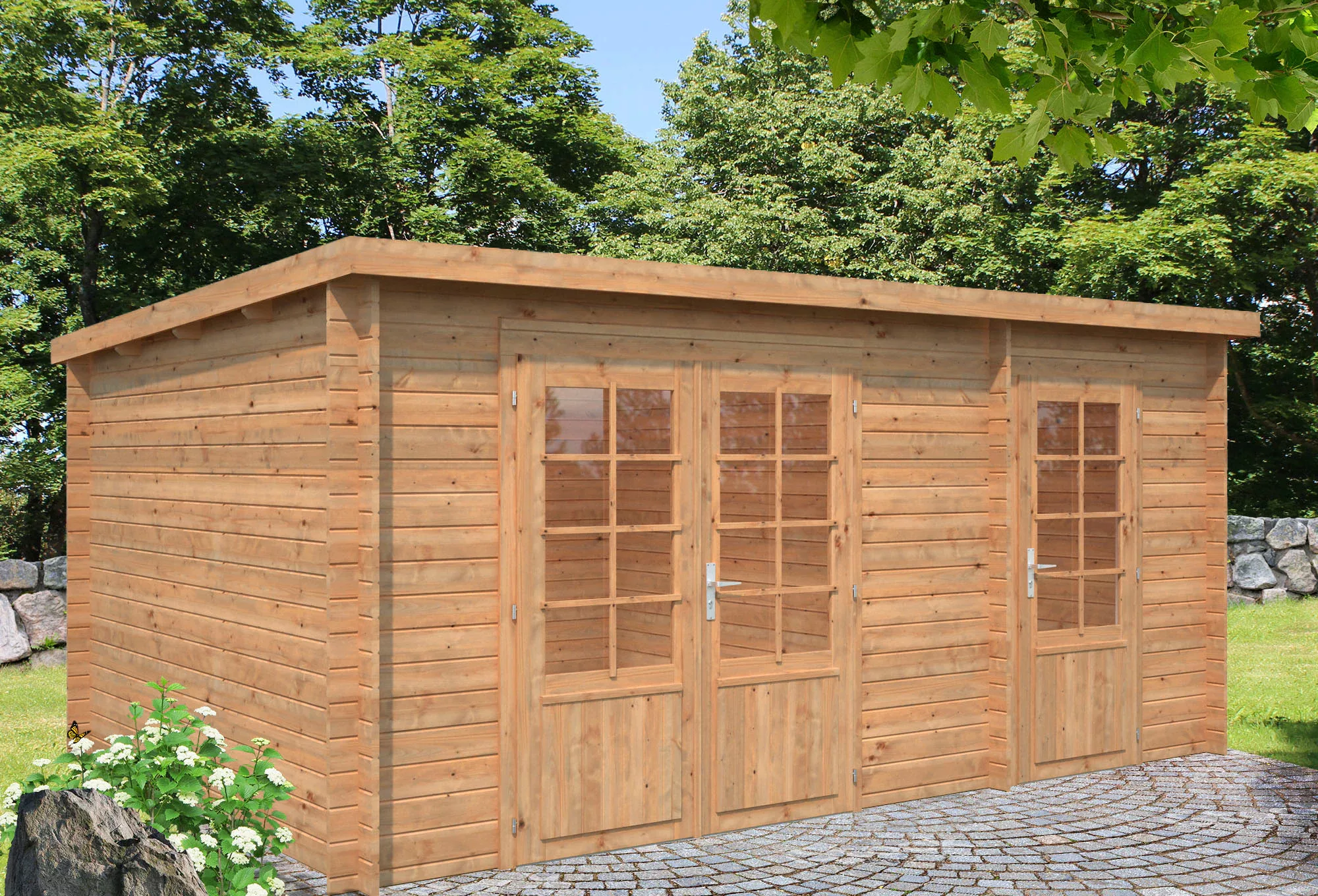 Palmako Gartenhaus "Ella", 13,1 m² günstig online kaufen