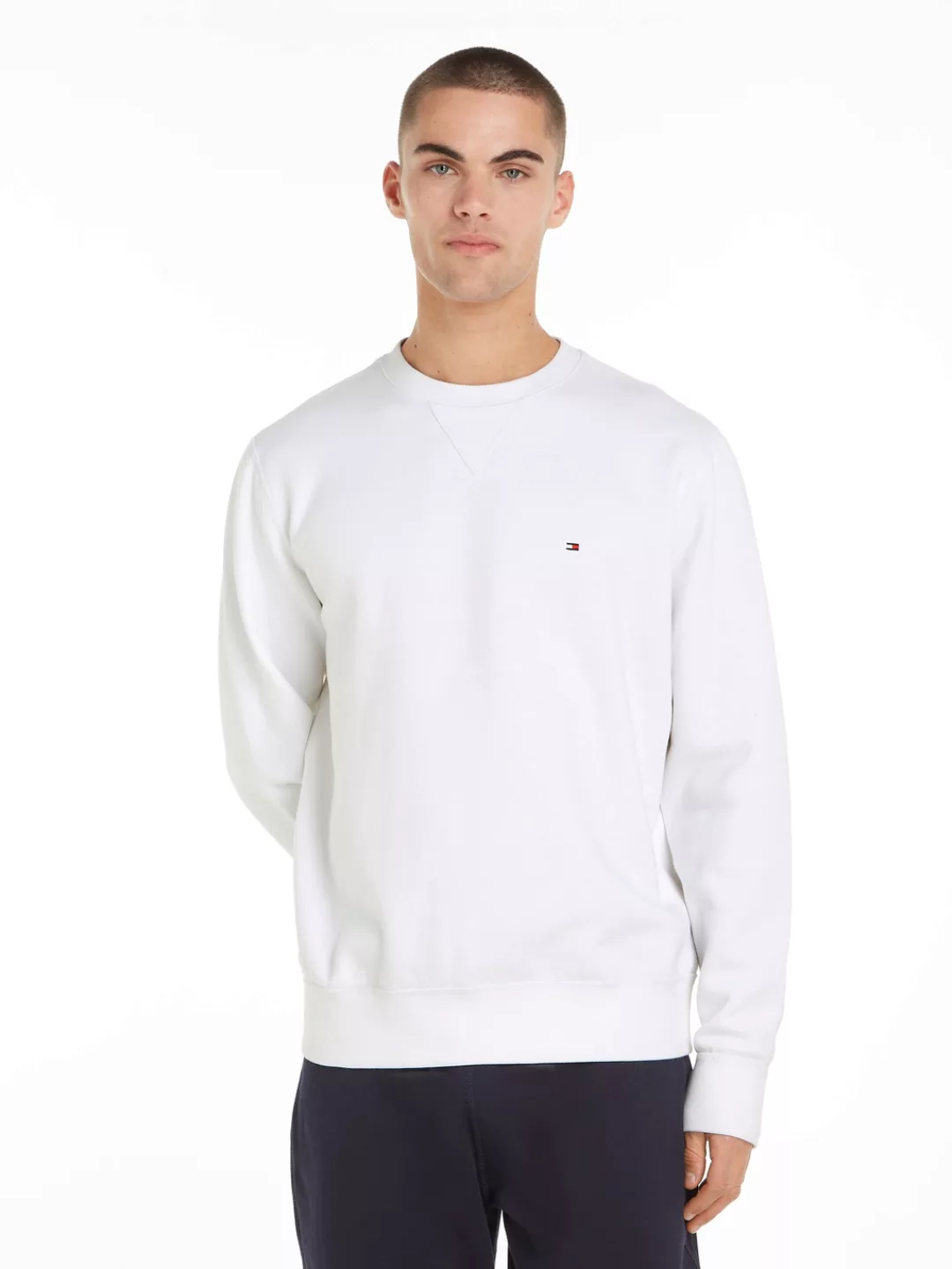 Tommy Hilfiger Sweatshirt "ESSENTIAL FLEECE CREWNECK", mit Tommy Hilfiger L günstig online kaufen