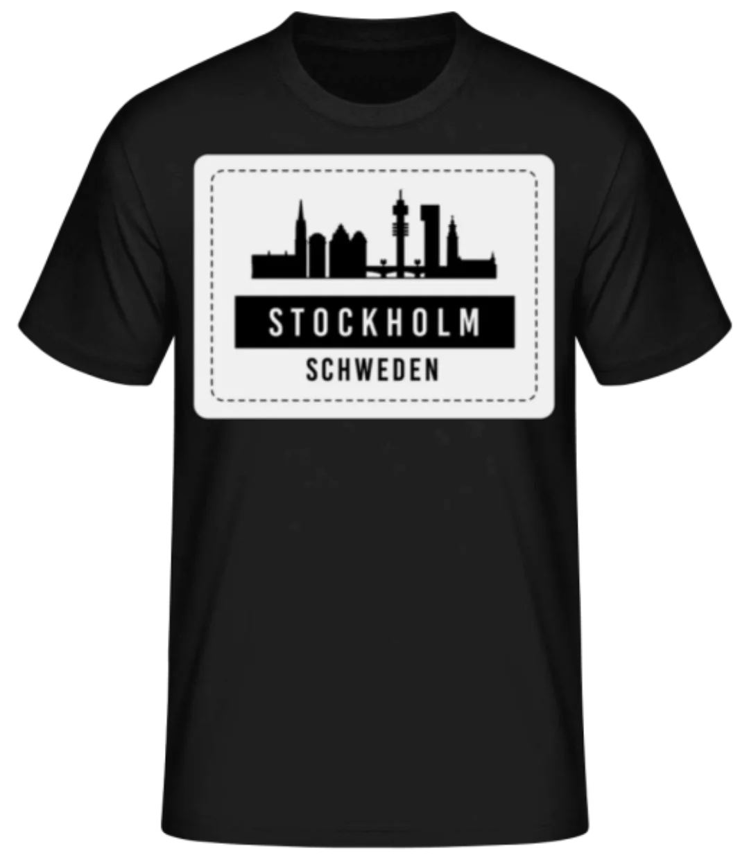 Stockholm Schweden · Männer Basic T-Shirt günstig online kaufen