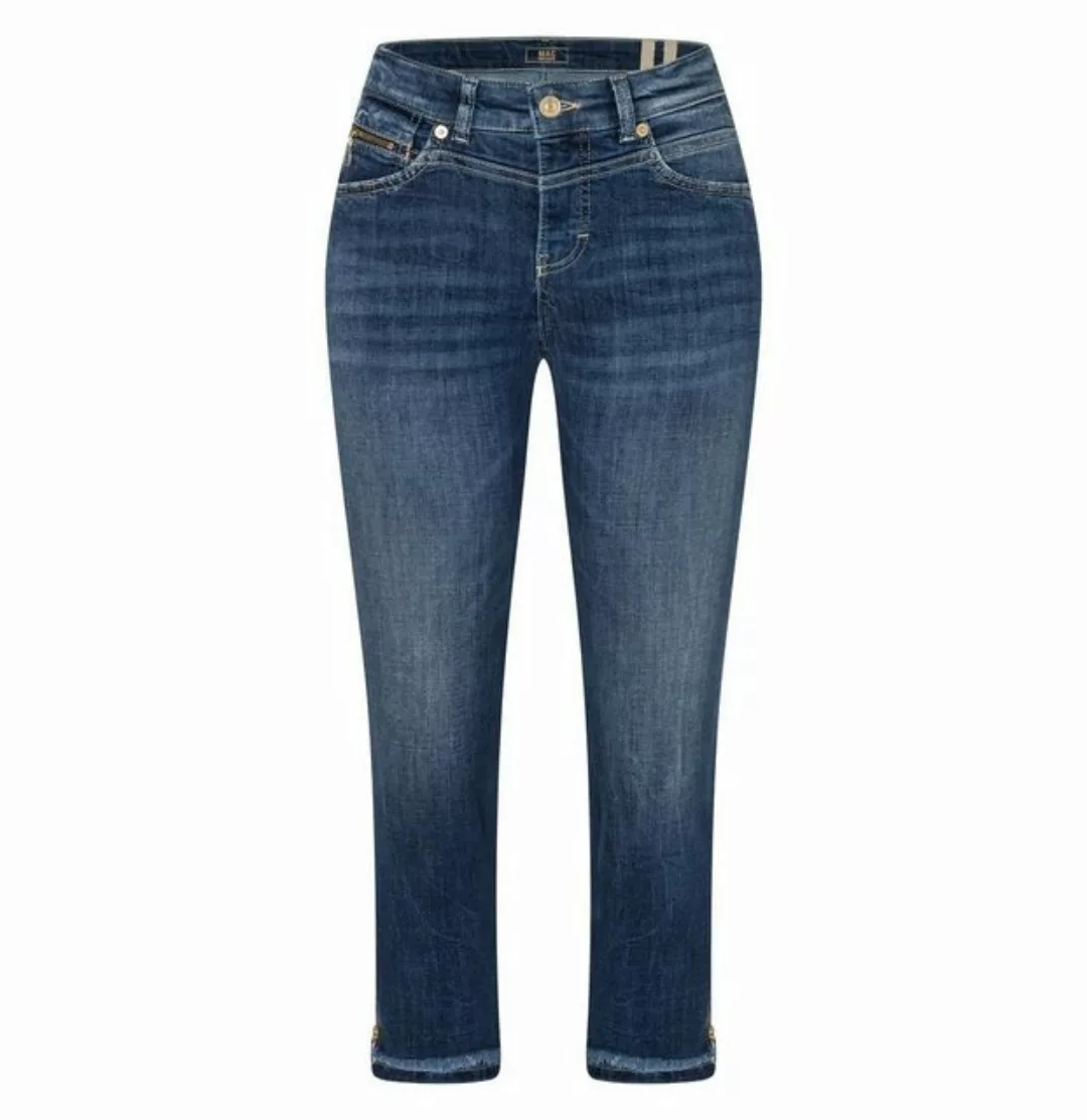 MAC Slim-fit-Jeans MAC Slim Fit mit Saumumschlag in Dark Blue Net Was (1-tl günstig online kaufen