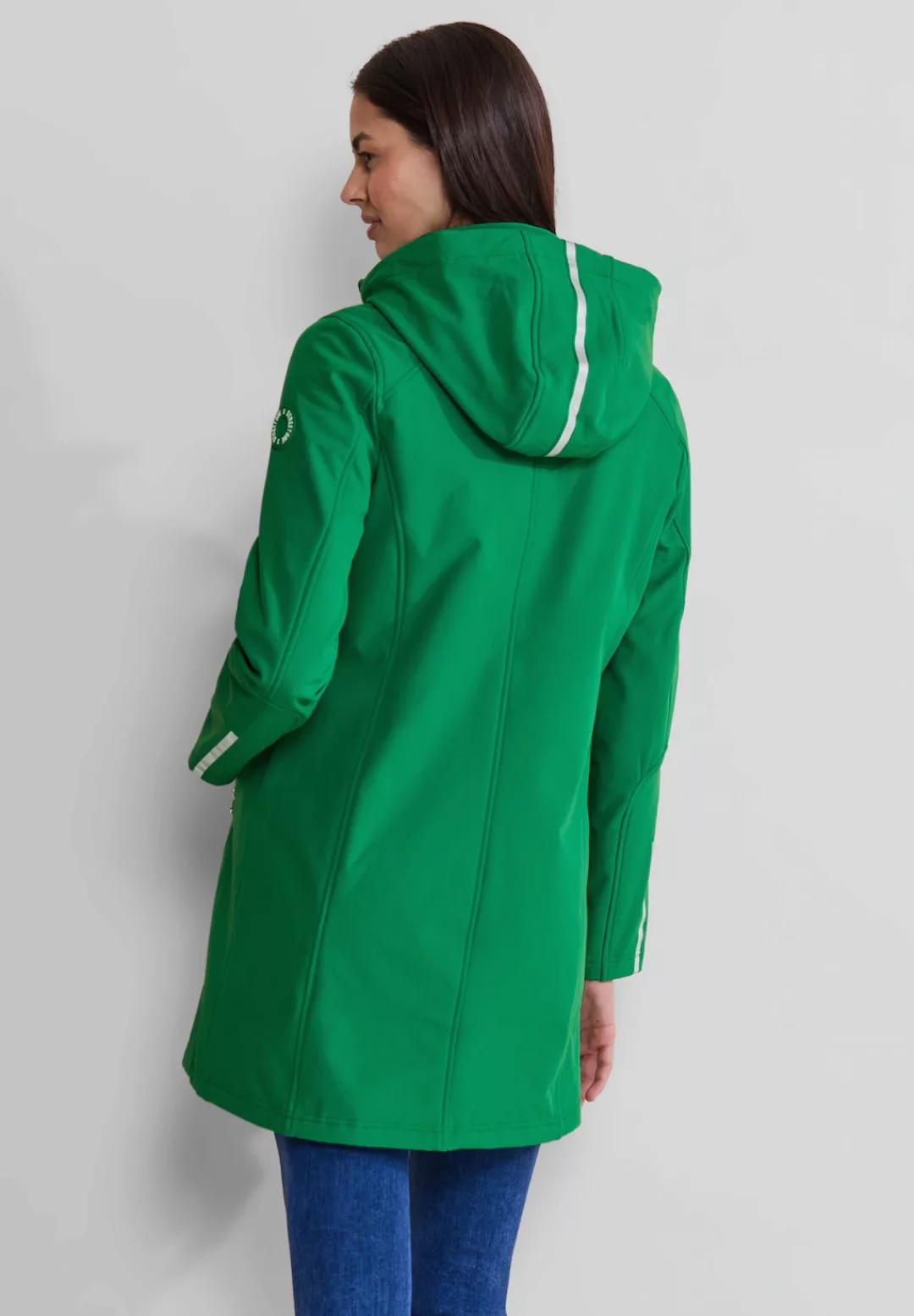 STREET ONE Softshelljacke, mit Kapuze, mit 2-Wege Reißverschluss günstig online kaufen