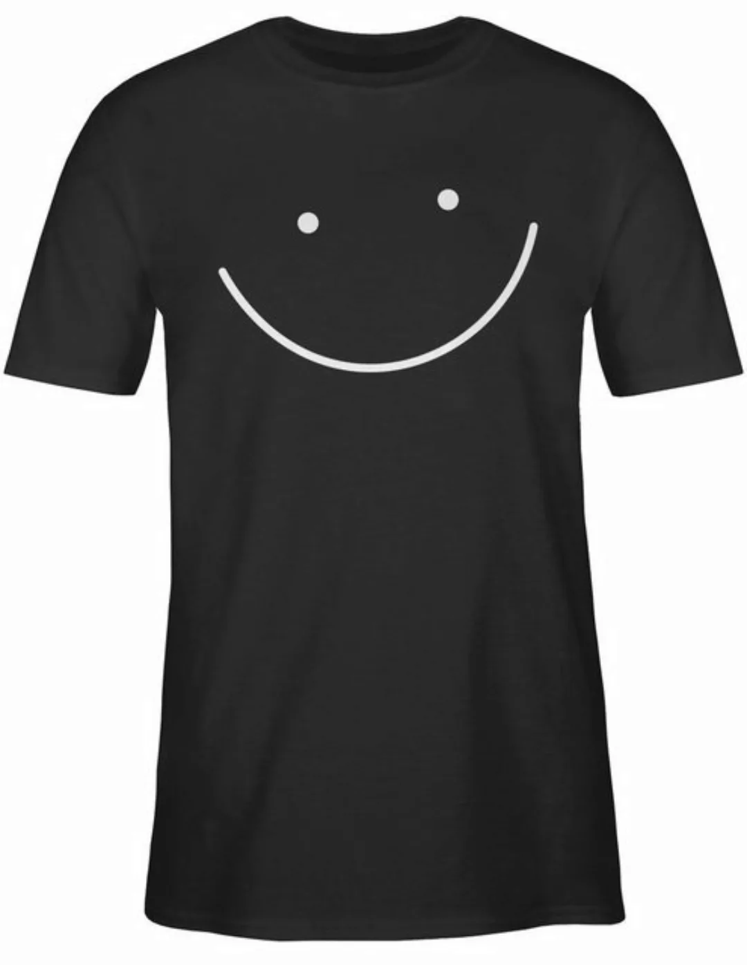 Shirtracer T-Shirt Smile Gesicht Sprüche Statement günstig online kaufen