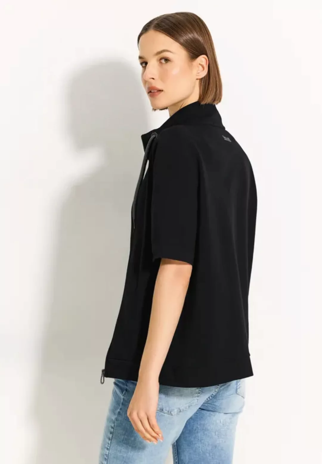 T-Shirt Jacke mit Kurzarm günstig online kaufen