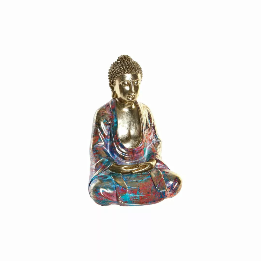 Deko-figur Dkd Home Decor Golden Buddha Harz (22 X 17.5 X 32 Cm) günstig online kaufen