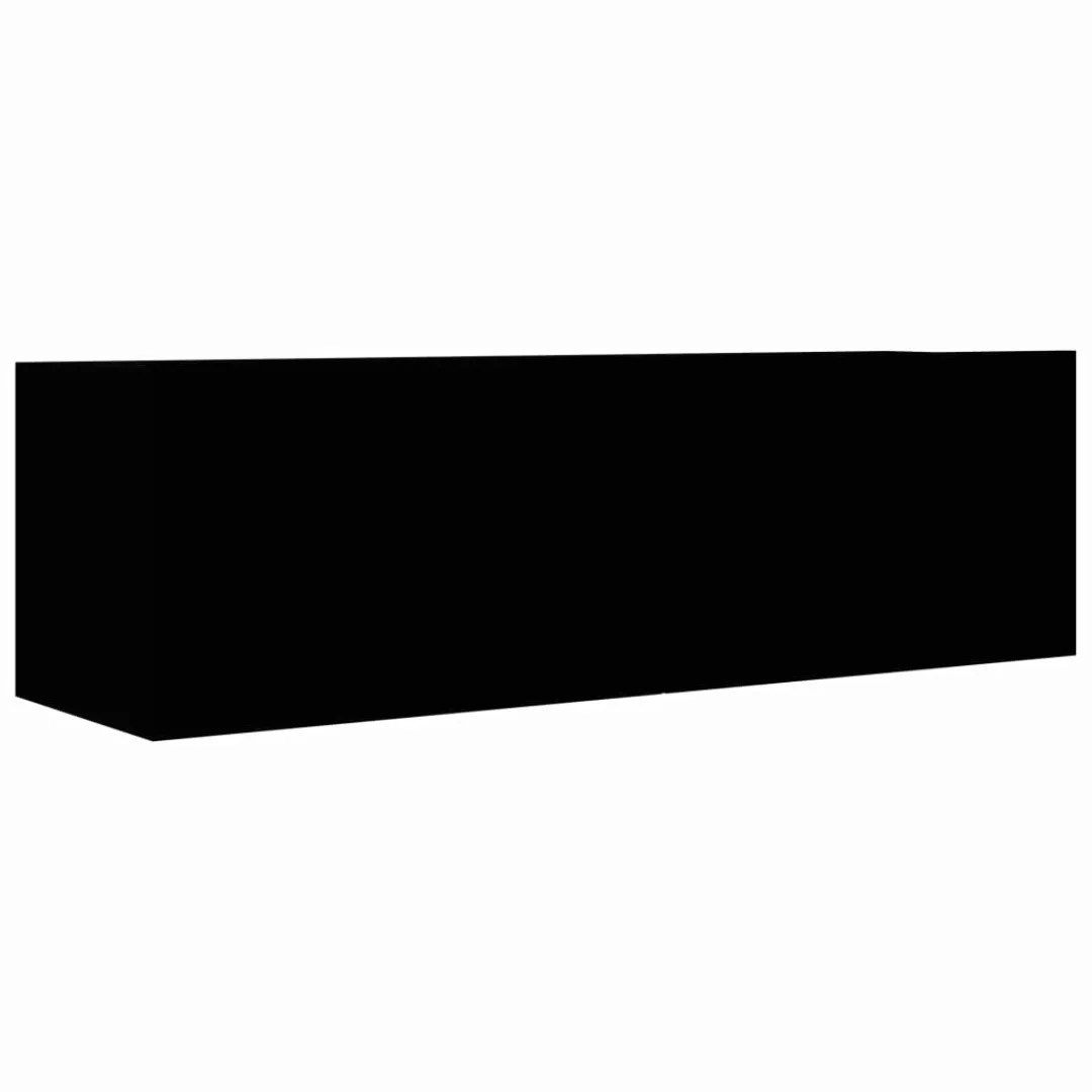 Tv-schrank Schwarz 100 X 30 X 30 Cm Spanplatte günstig online kaufen