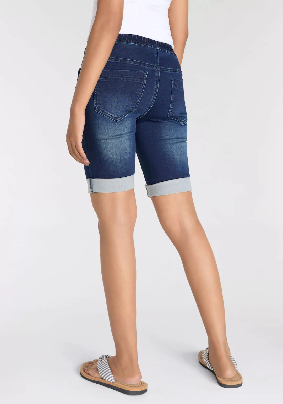 Arizona Jogg-Jeansbermudas Jogg-Denim günstig online kaufen