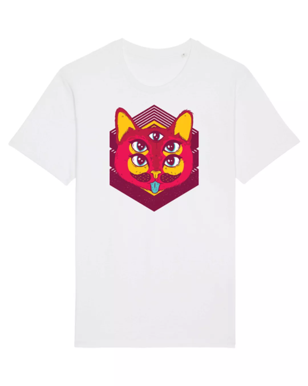 Psychedelic Cat | T-shirt Unisex günstig online kaufen