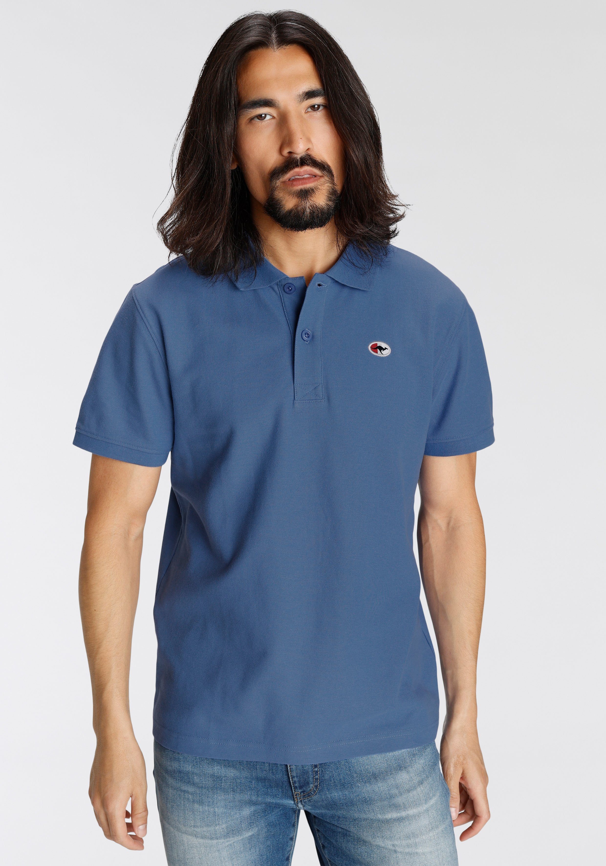 KangaROOS Poloshirt Kurzarm, mit Polokragen, aus günstig online kaufen