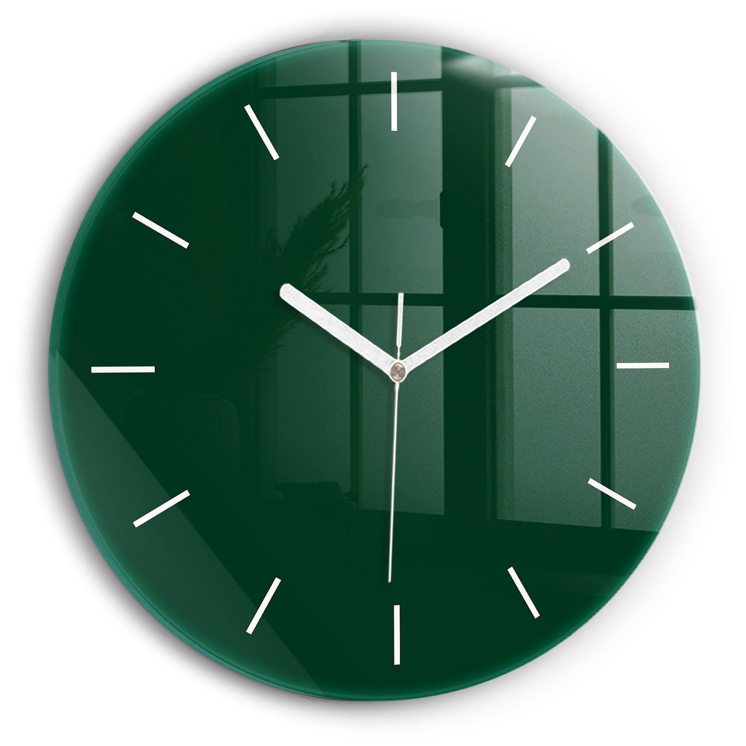 Tulup Wanduhr Wanduhr Glasrunde Uhr Moderne günstig online kaufen