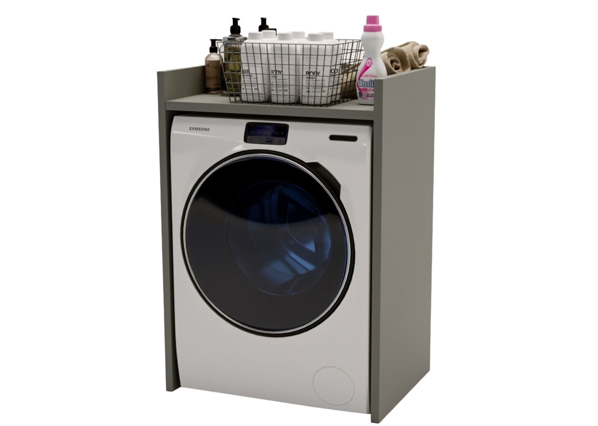 CraftPAK Waschmaschinenumbauschrank für Waschmaschine / Wäschetrockner günstig online kaufen