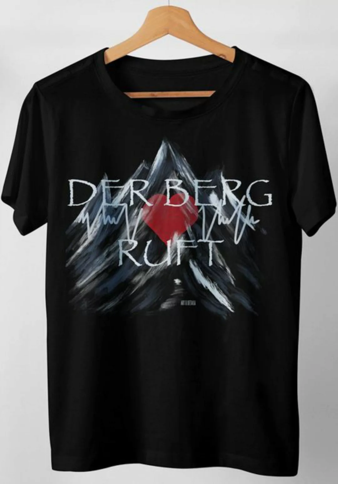 Art & Detail Shirt T-Shirt Der Berg ruft zum Wandern Klettern Geschenk für günstig online kaufen