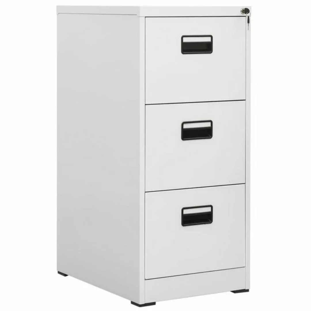 furnicato Aktenschrank Hellgrau 46x62x102,5 cm Stahl günstig online kaufen