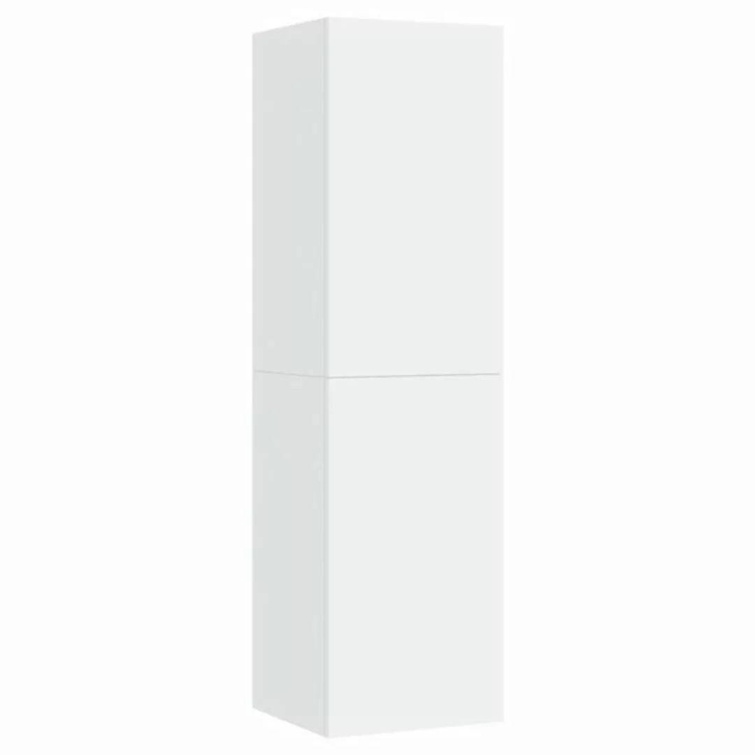 furnicato TV-Schrank Weiß 30,5x30x110 cm Holzwerkstoff günstig online kaufen