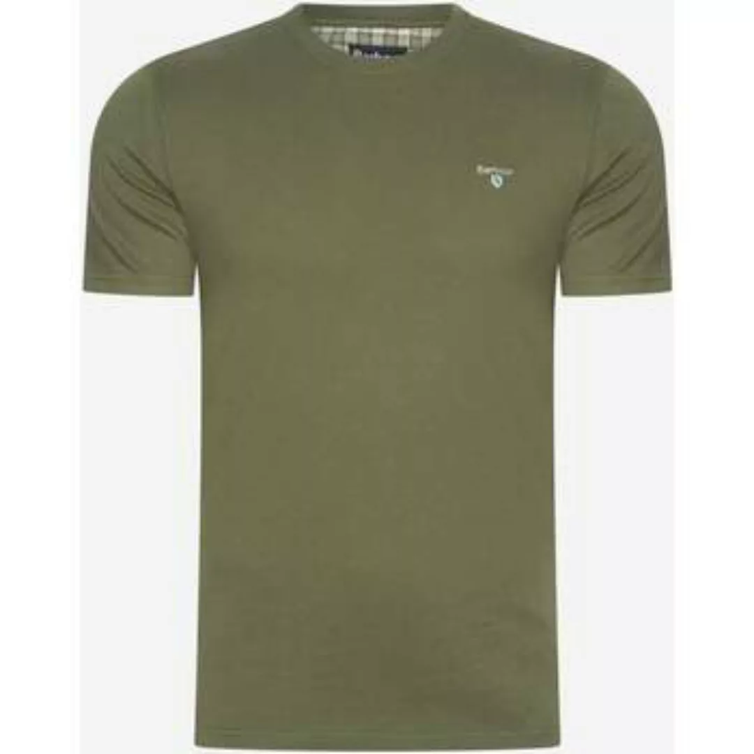 Barbour  T-Shirts & Poloshirts Tartan sports tee - pale sage günstig online kaufen