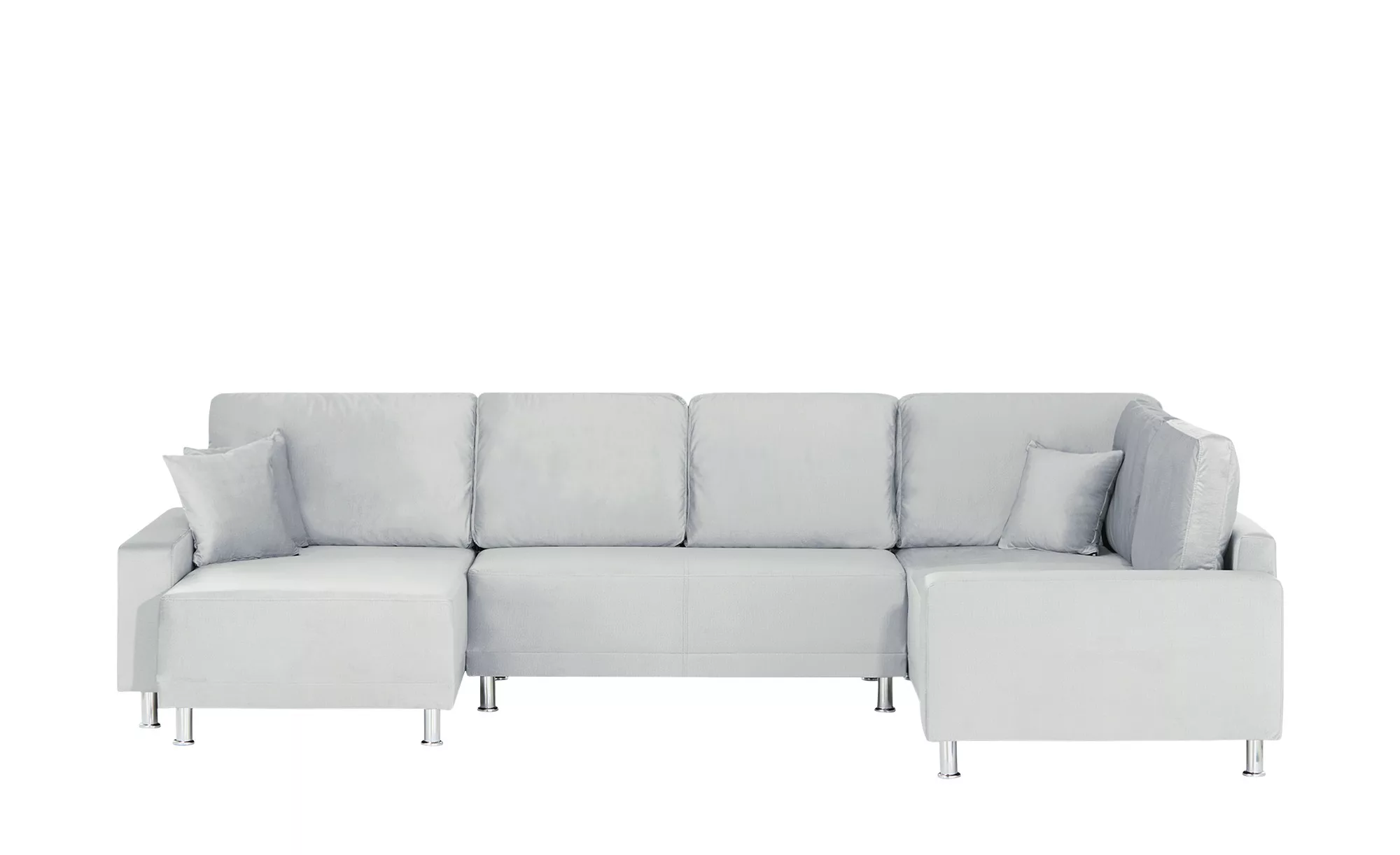 Wohnlandschaft - grau - 350 cm - 229 cm - Polstermöbel > Sofas > Wohnlandsc günstig online kaufen