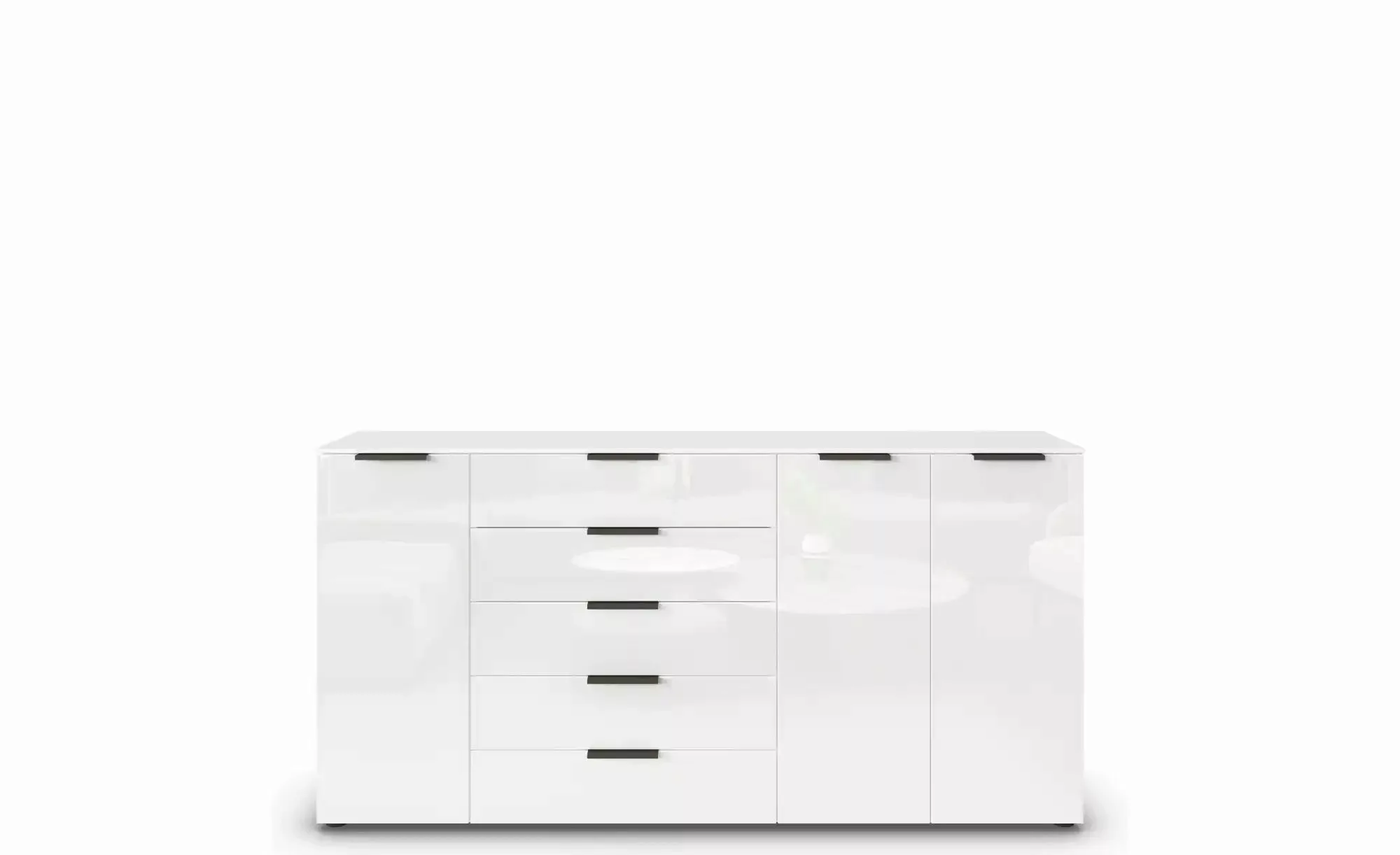 Sideboard   ¦ weiß ¦ Maße (cm): B: 199 H: 100 Kommoden & Sideboards > Sideb günstig online kaufen