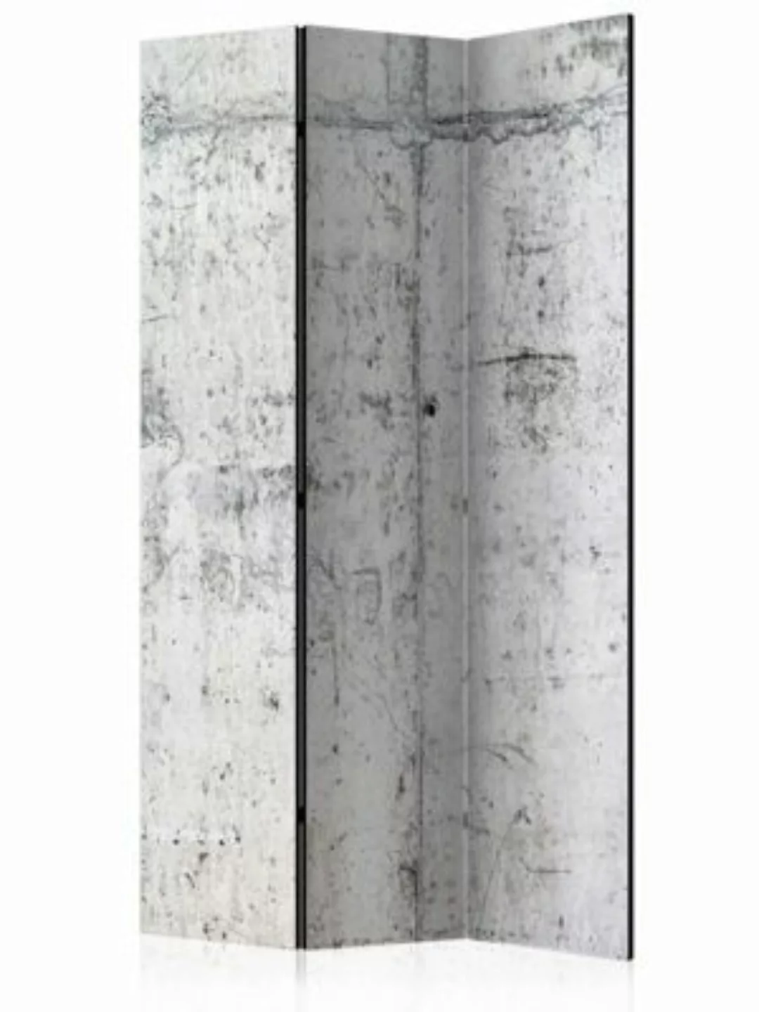 artgeist Paravent Concrete Wall [Room Dividers] grau Gr. 135 x 172 günstig online kaufen