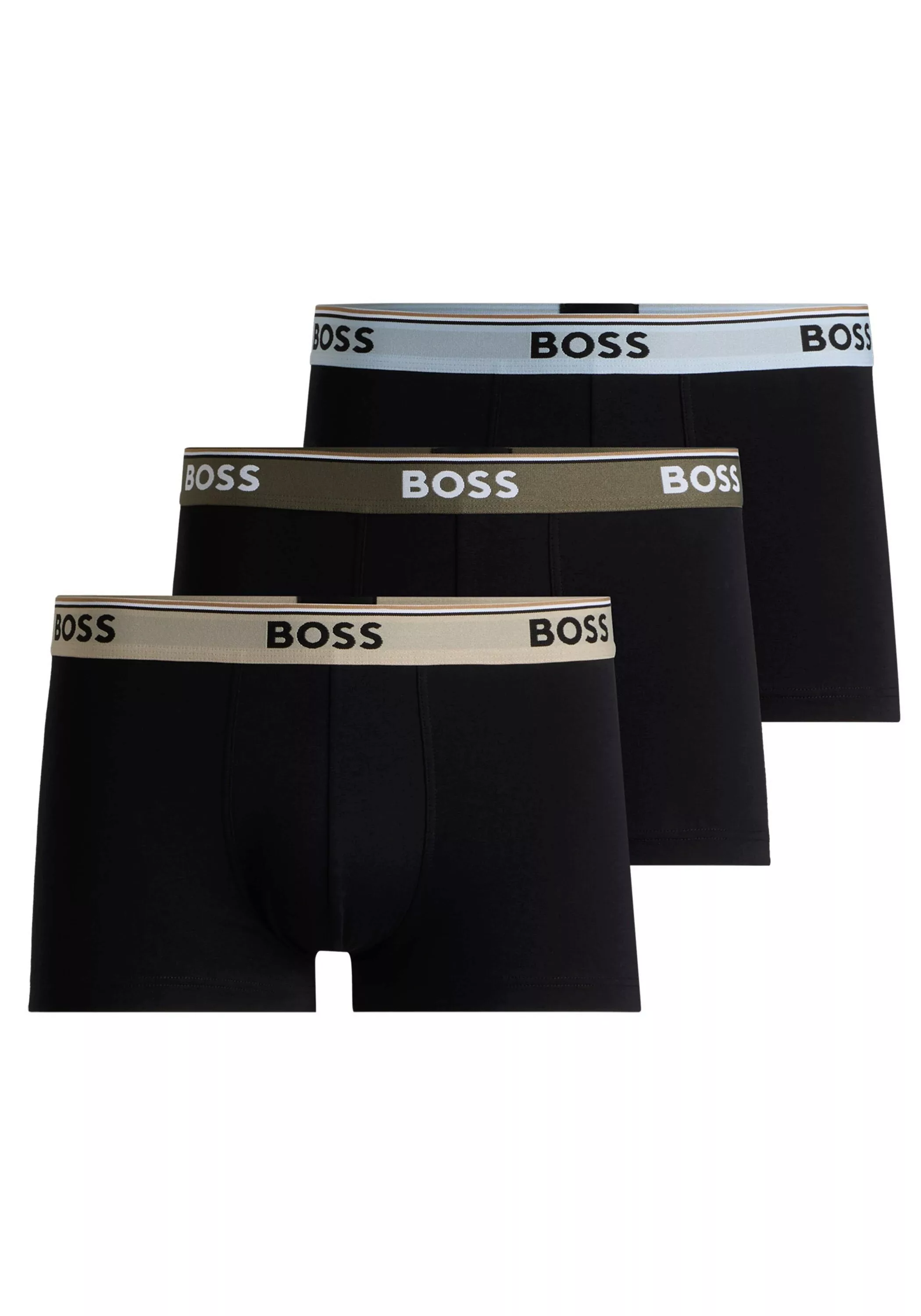 BOSS Trunk "3P Power", (Packung, 3 St.), mit BOSS Schriftzug auf dem Bund günstig online kaufen