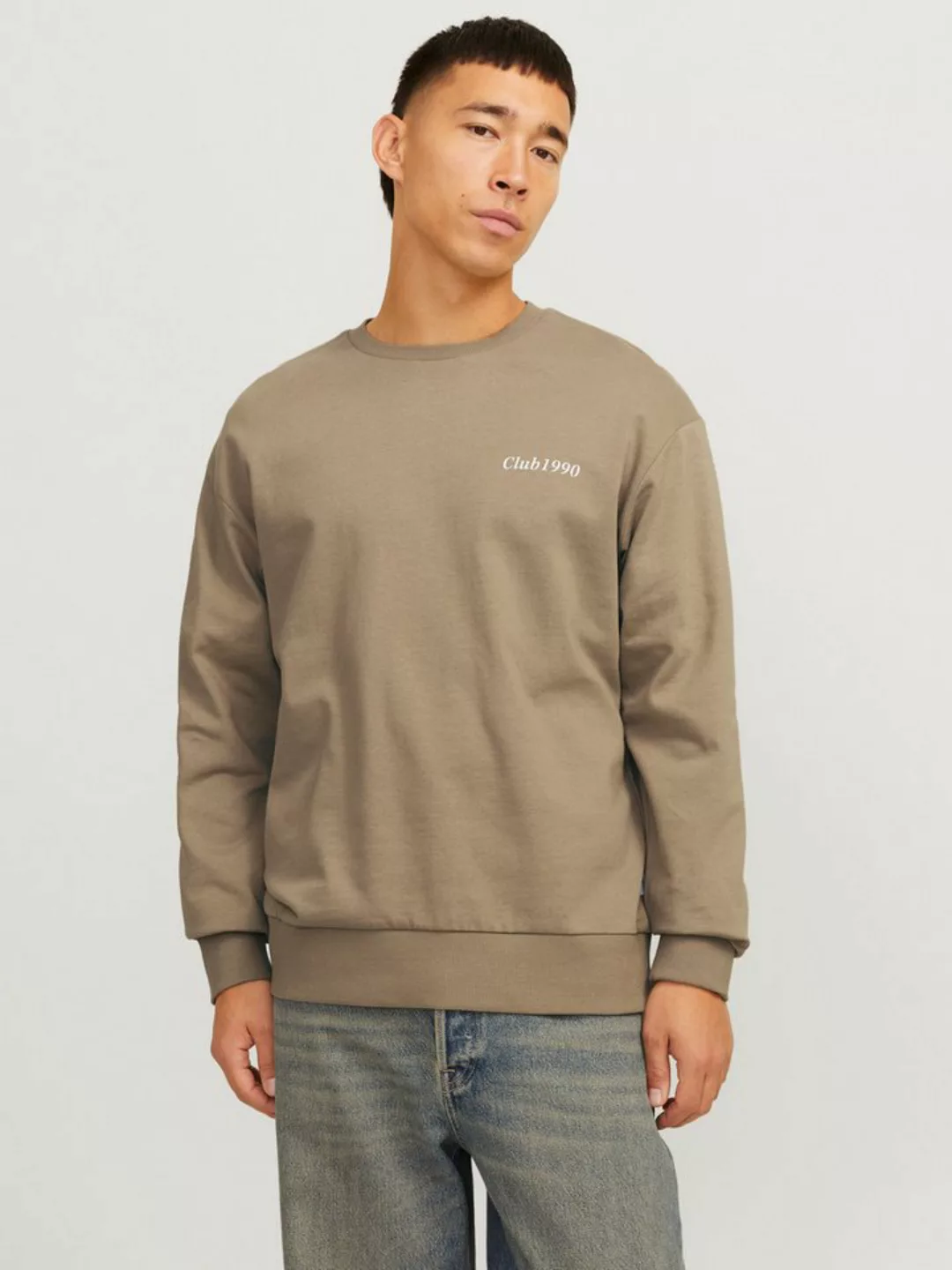 Jack & Jones Sweatshirt JJEBRADLEY GRAPHIC SWEAT CREW NOOS mit Front und Ba günstig online kaufen