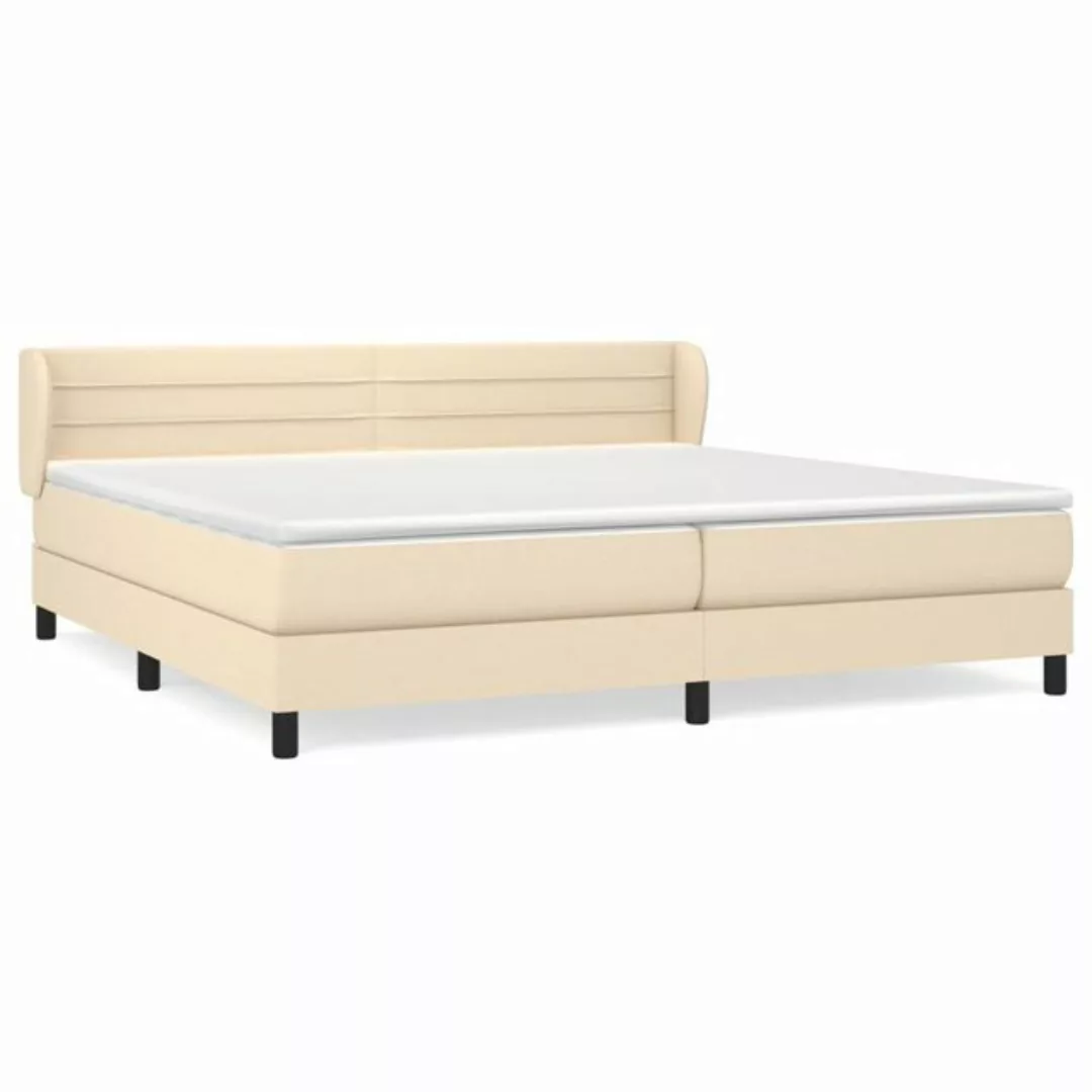 vidaXL Boxspringbett Bett Boxspringbett mit Matratze & Topper Stoff verschi günstig online kaufen