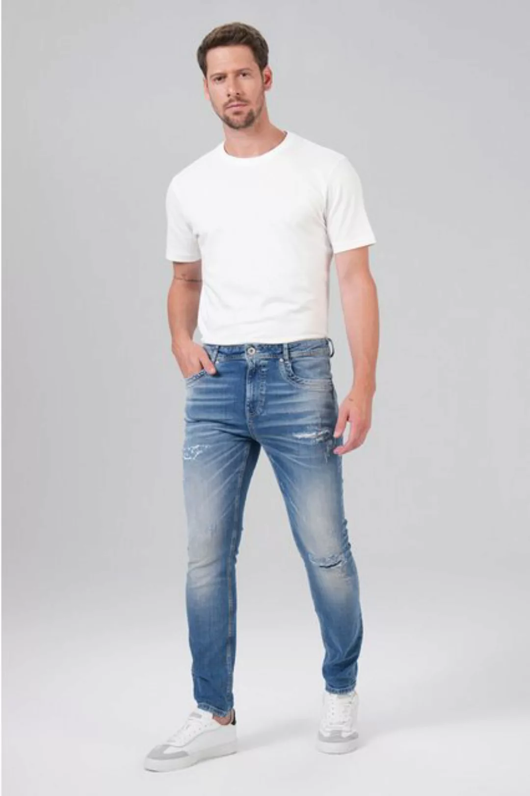 Miracle of Denim 5-Pocket-Jeans Alvin Tapered (1-tlg) günstig online kaufen