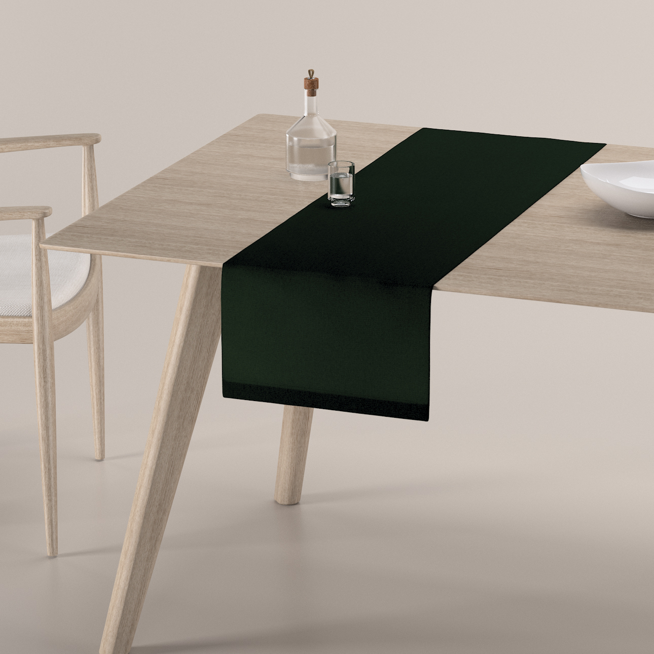 Tischläufer, dunkelgrün, 40 x 130 cm, Quadro (144-33) günstig online kaufen