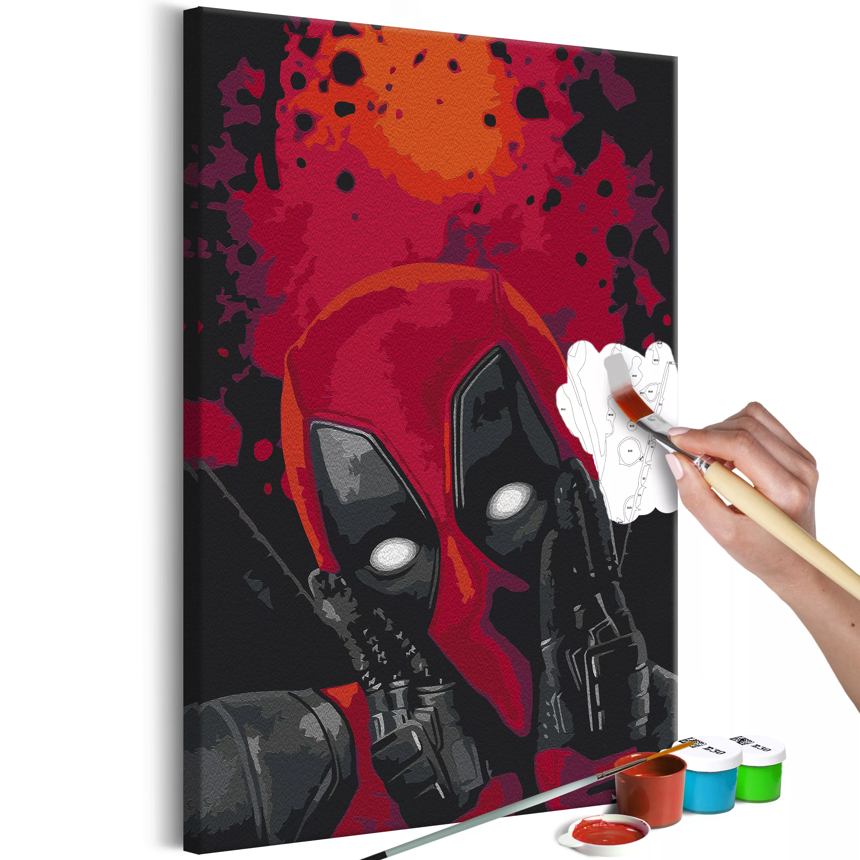 Malen Nach Zahlen - Deadpool günstig online kaufen