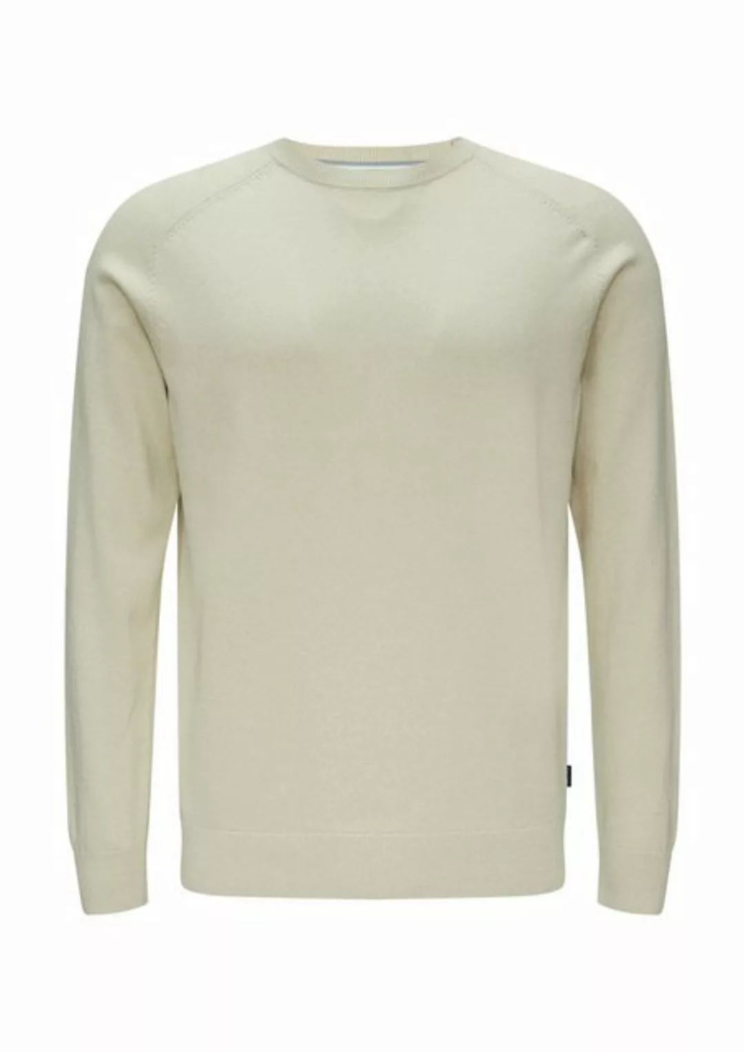 s.Oliver Strickpullover mit Rundhals und in melierter Optik günstig online kaufen