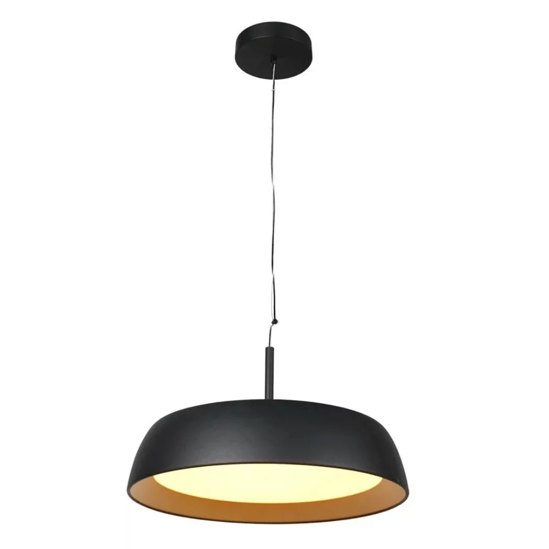 LED Pendelleuchte Mykty in Schwarz und Gold 40W 3200lm günstig online kaufen