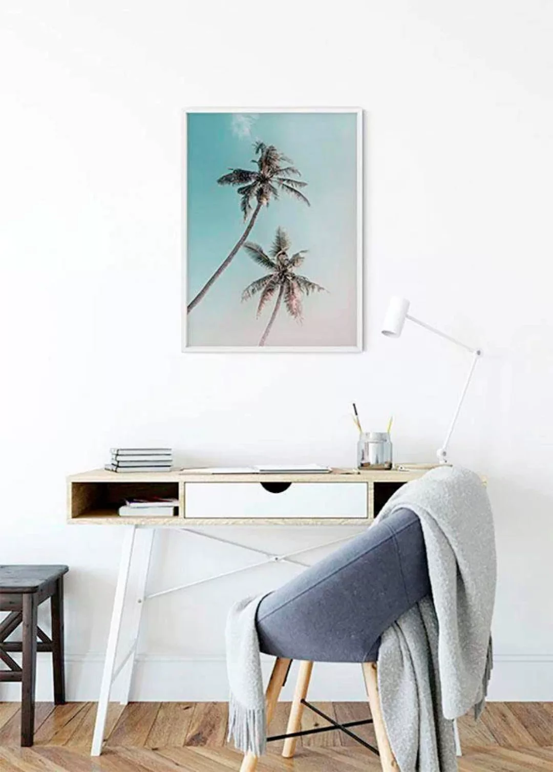 Komar Poster »Miami Palms«, Pflanzen-Blätter, (1 St.) günstig online kaufen