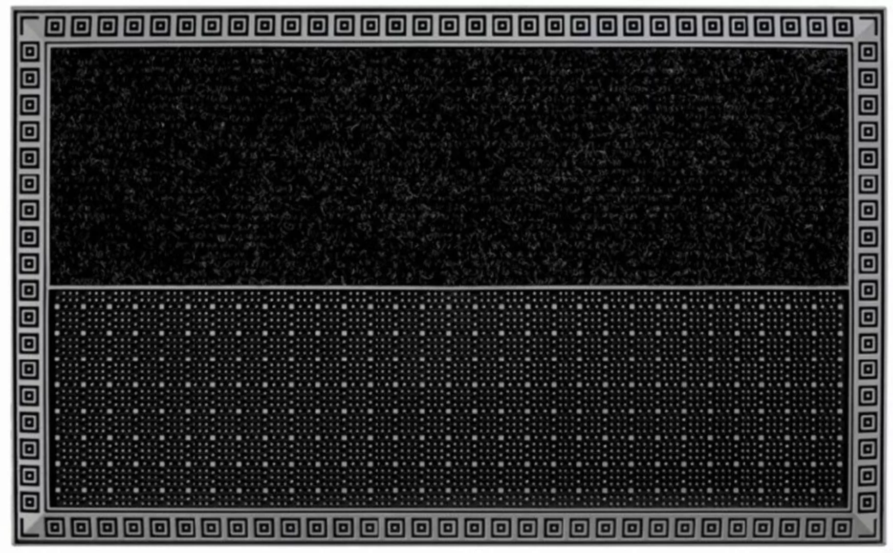 Home2Fashion Fußmatte »DualClean - Squares, LAGERRÄUMUNG!«, rechteckig, 8 m günstig online kaufen