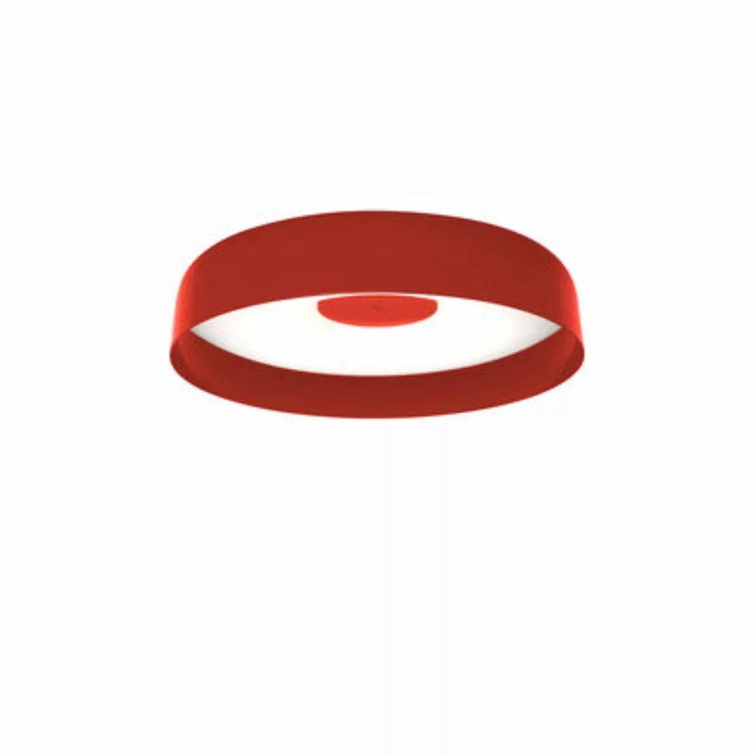 Wandleuchte Papavero LED metall rot / Deckenleuchte - / Ø 30 cm - - Martine günstig online kaufen