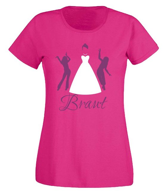 G-graphics Print-Shirt Damen T-Shirt - Braut JGA-Shirt, Poltershirts, Braut günstig online kaufen
