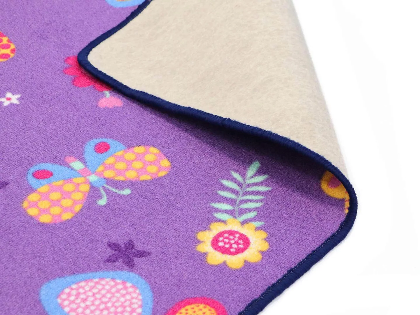 Primaflor-Ideen in Textil Kinderteppich »PAPILLON«, rechteckig, 6,5 mm Höhe günstig online kaufen