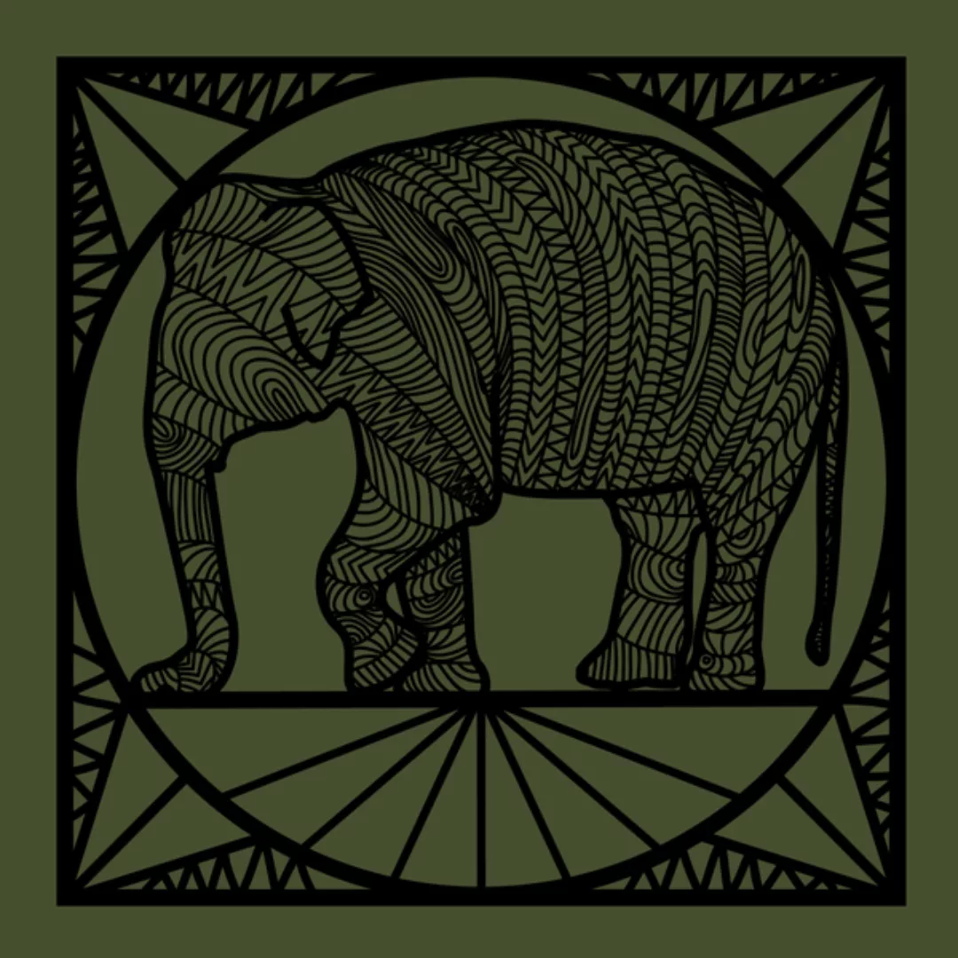 Ornate Elephant - T-shirt Männer günstig online kaufen
