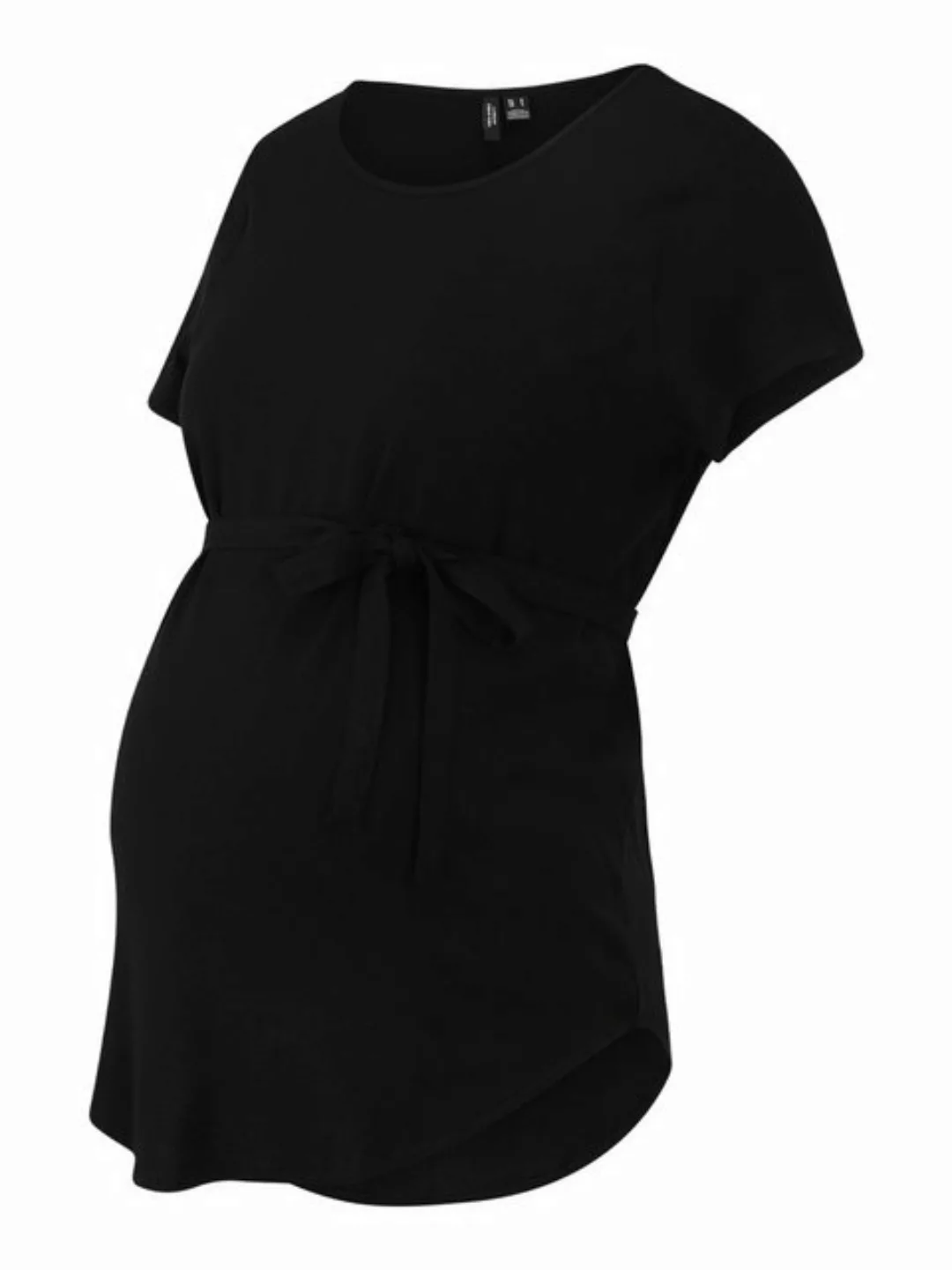 Vero Moda Maternity Kurzarmbluse BELLA (1-tlg) Drapiert/gerafft günstig online kaufen