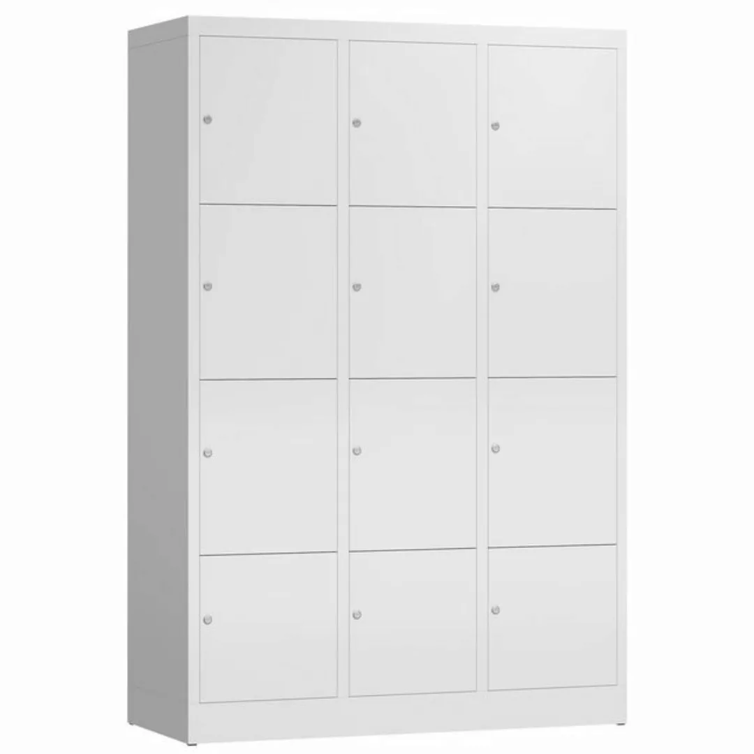 Steelboxx Fächerschrank ClassiX Schließfachschrank, 3 Abteile à 4 Fächer, 1 günstig online kaufen