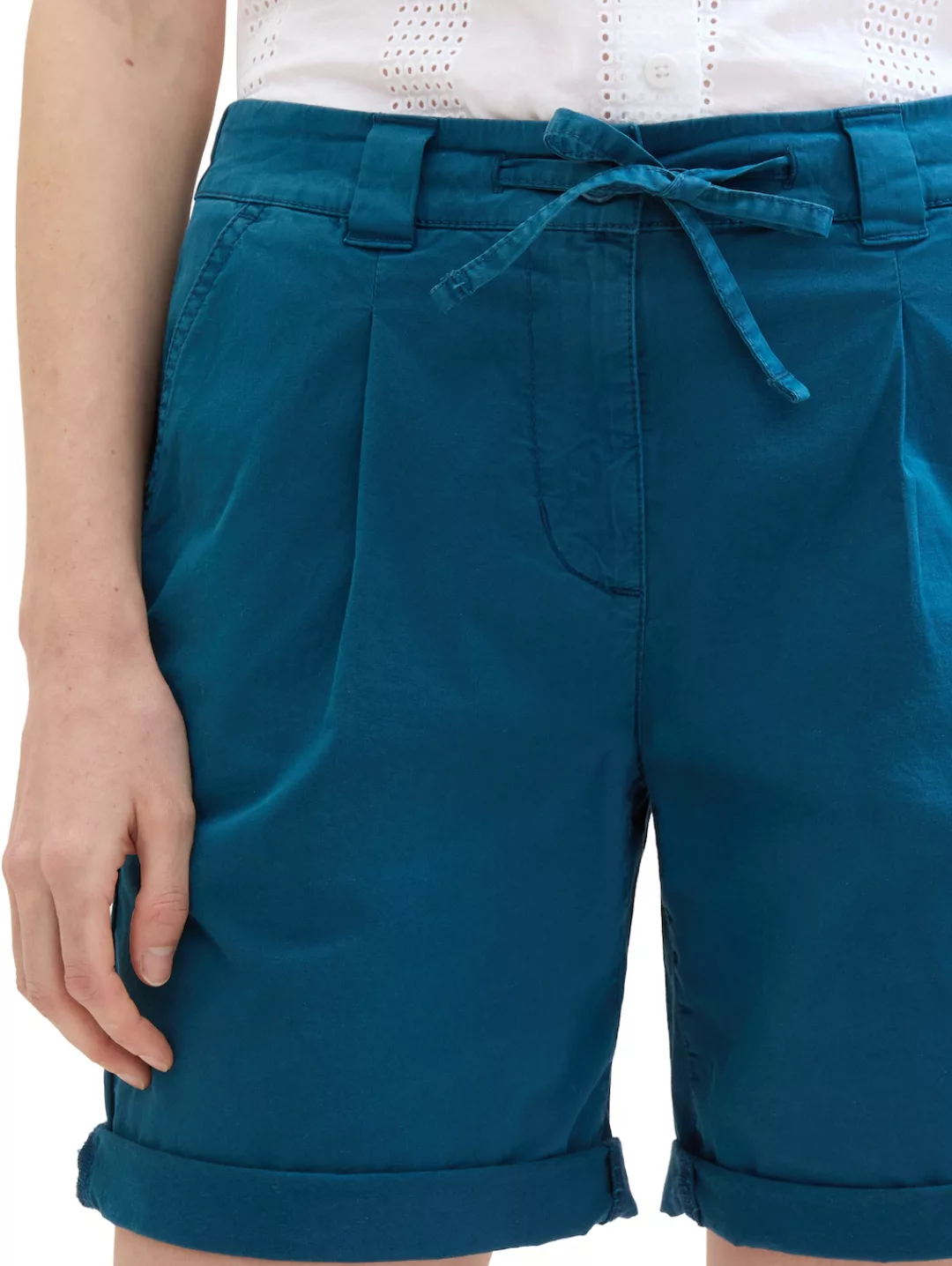 TOM TAILOR Chinoshorts mit Eingriffstaschen und Kordelzug günstig online kaufen