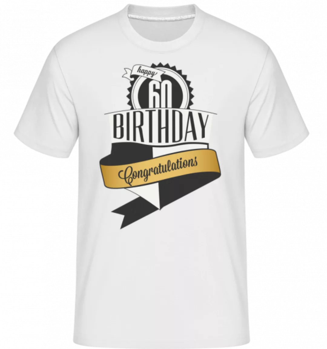 60 Birthday Congrats · Shirtinator Männer T-Shirt günstig online kaufen