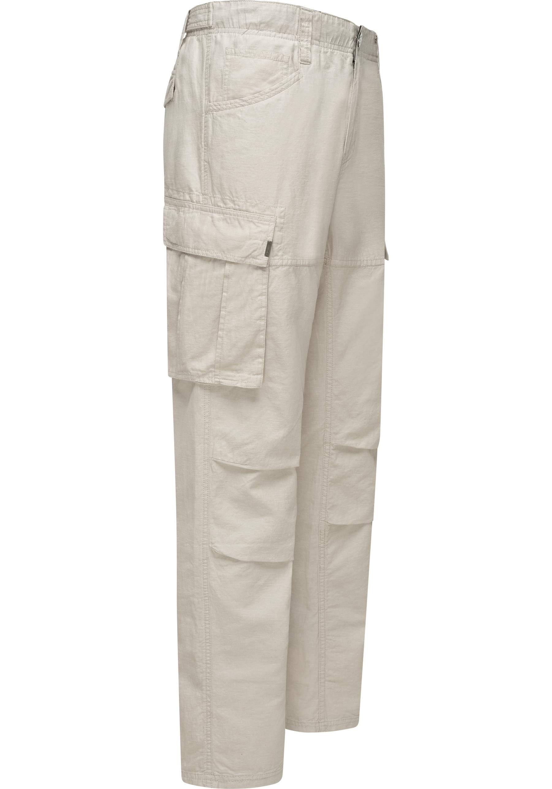 Ragwear Cargohose "Merly Long Linen", (1 tlg.), Lange luftige Herren Hose m günstig online kaufen
