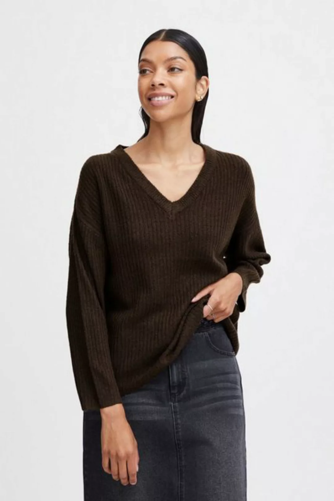 b.young Strickpullover BYONEMA VNECK JUMPER - 20813897 günstig online kaufen