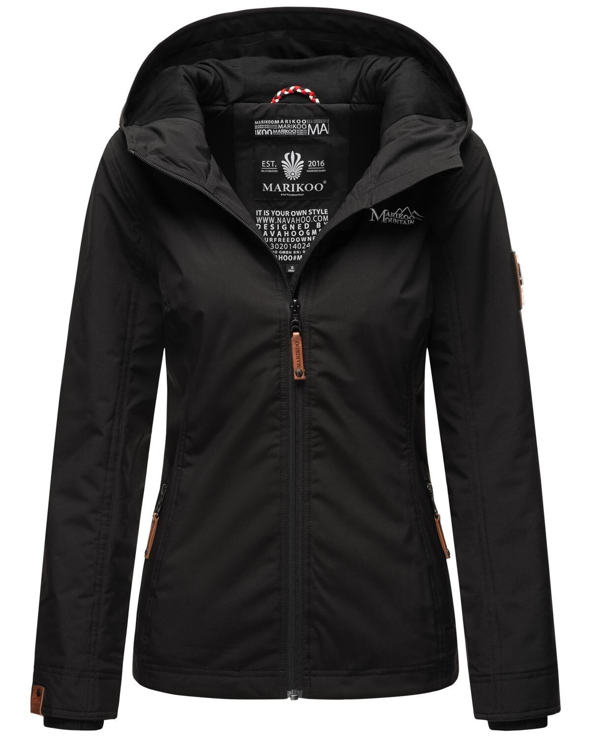 Marikoo Outdoorjacke Brombeere sportliche Übergangsjacke mit günstig online kaufen