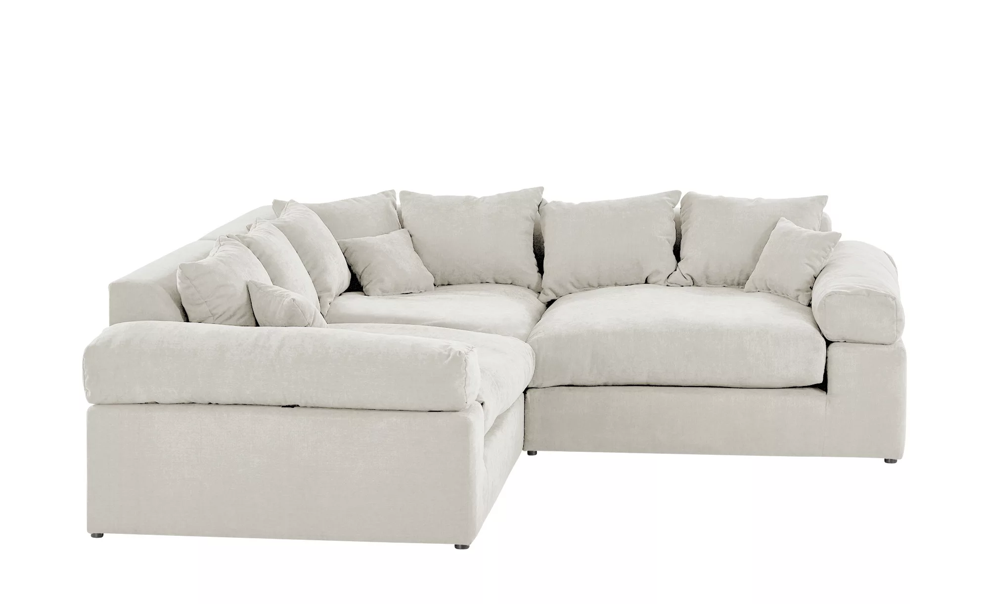 smart Ecksofa  Lionore ¦ weiß ¦ Maße (cm): B: 256 H: 86 T: 256 Polstermöbel günstig online kaufen