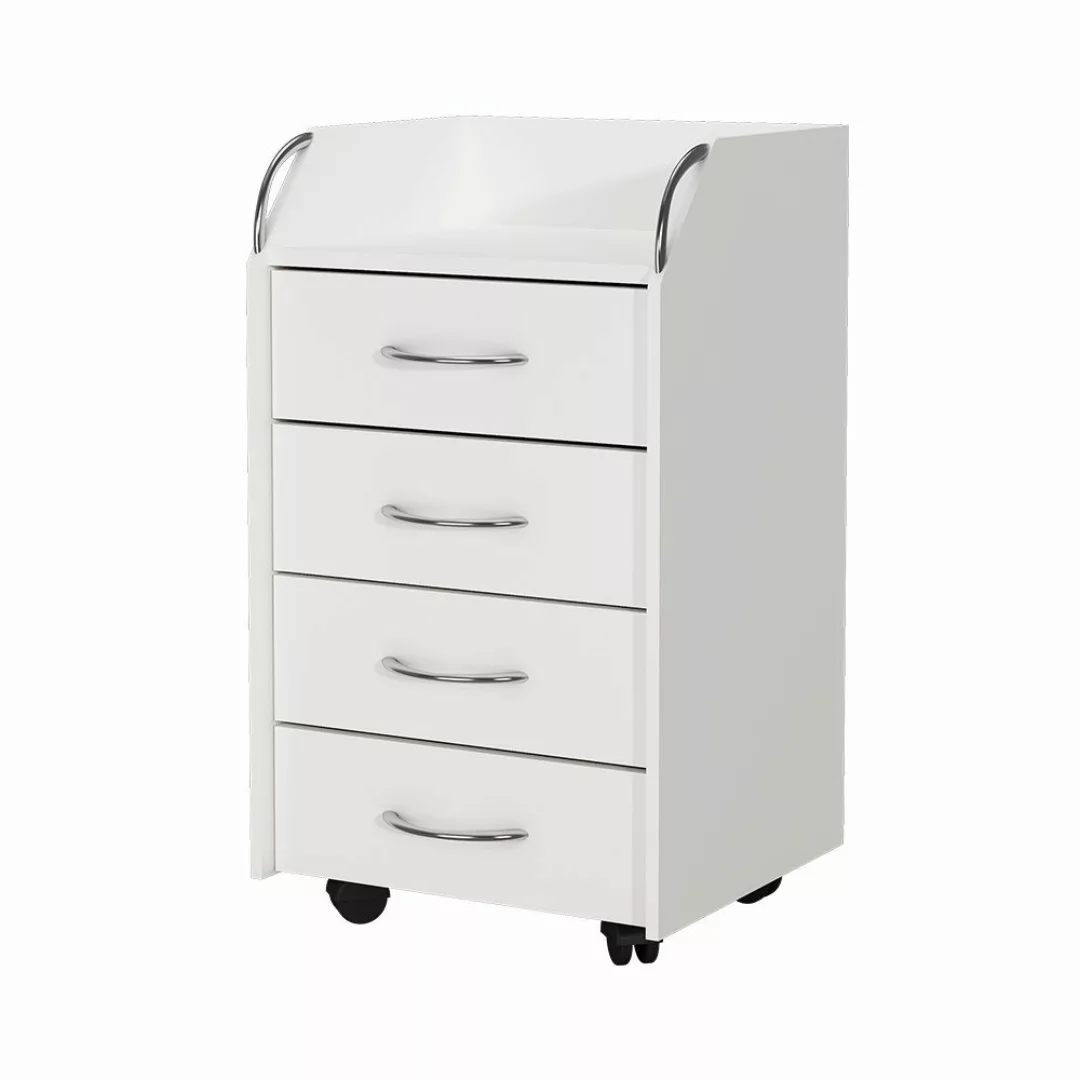 Vicco Rollcontainer Gwendolyn, Weiß, 40 x günstig online kaufen