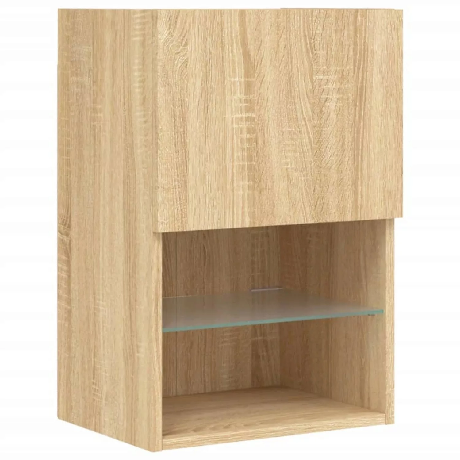 vidaXL TV-Schrank TV-Schrank mit LED-Leuchten Sonoma-Eiche 40,5x30x60 cm günstig online kaufen