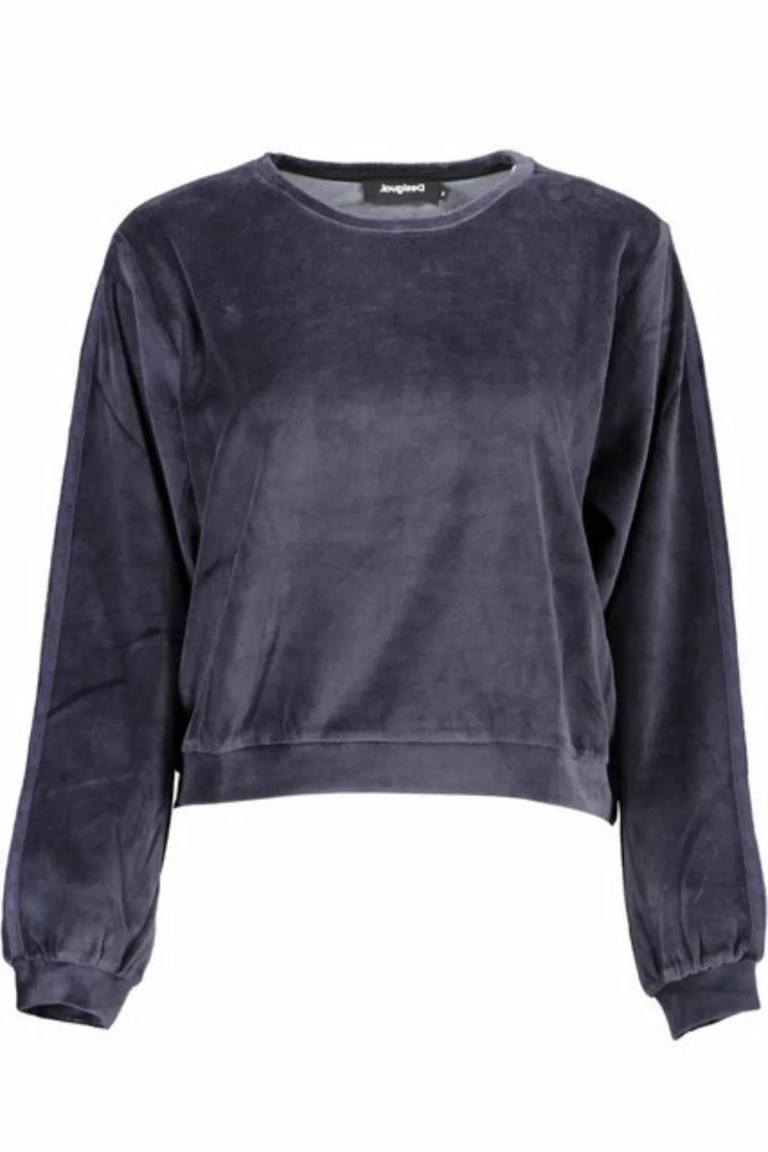 Desigual Strickpullover Damenpullover Blau – Langarmshirt mit Rundhals und günstig online kaufen